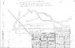 Section of 1869 Lutesville Plat Map