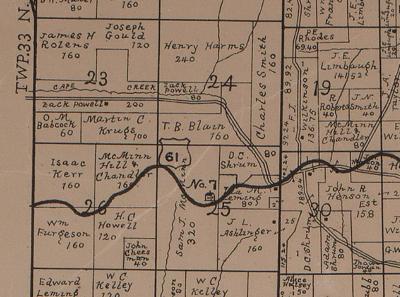 1906 Township 33N Range 8E Map