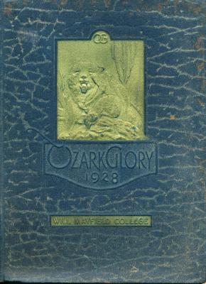 Front Cover Ozark Glory 1928